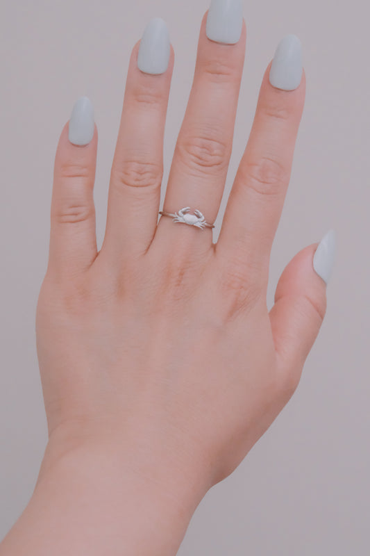 Bay Crab Ring | Silver