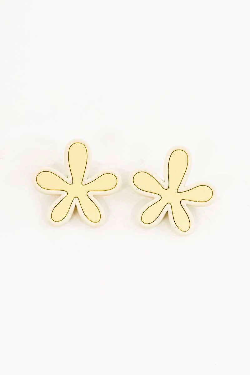 Flower Cloud Earrings | Yellow