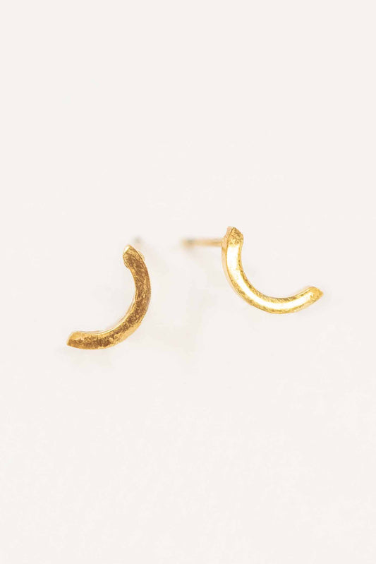 Nood Stud Earrings | Gold