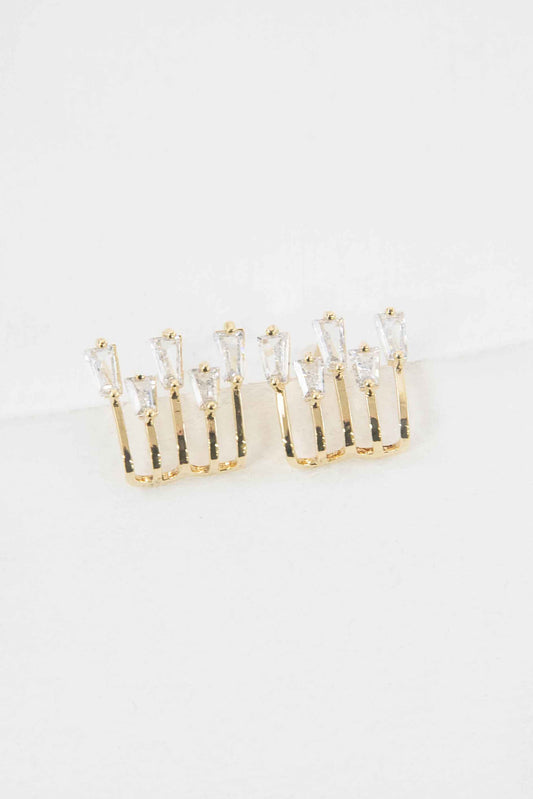 Kalimba Post Earrings | Gold