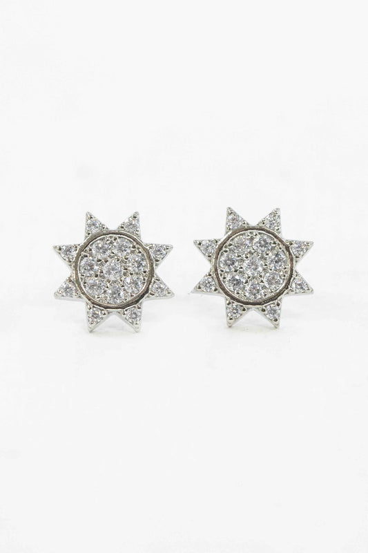 All is Bright Stud Earrings | Silver