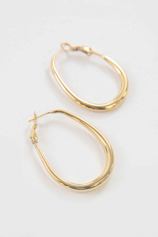 Oro Hoop Earrings | Gold