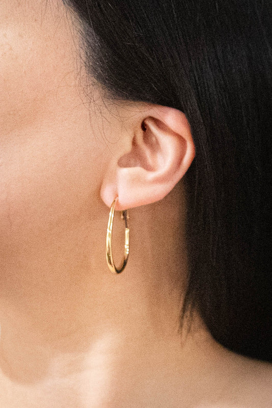 Oro Hoop Earrings | Gold