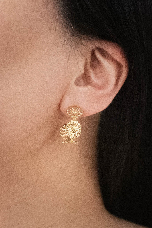 Inflorescence Hoop Earrings