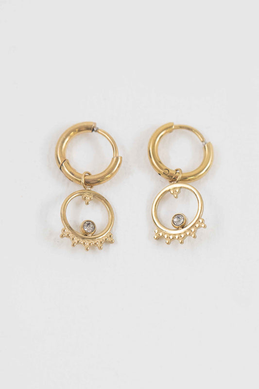 Bella Huggie Hoop Earrings