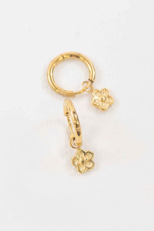 Bloom Huggie Hoop Earrings