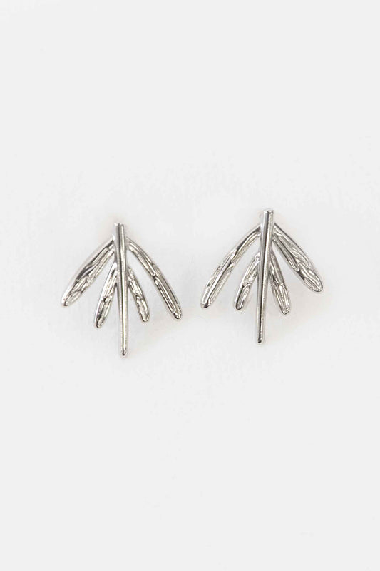 Branch Stud Earrings | Silver