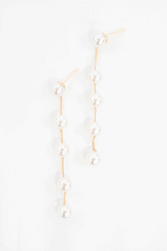 Classic Pearl Dangle Earrings