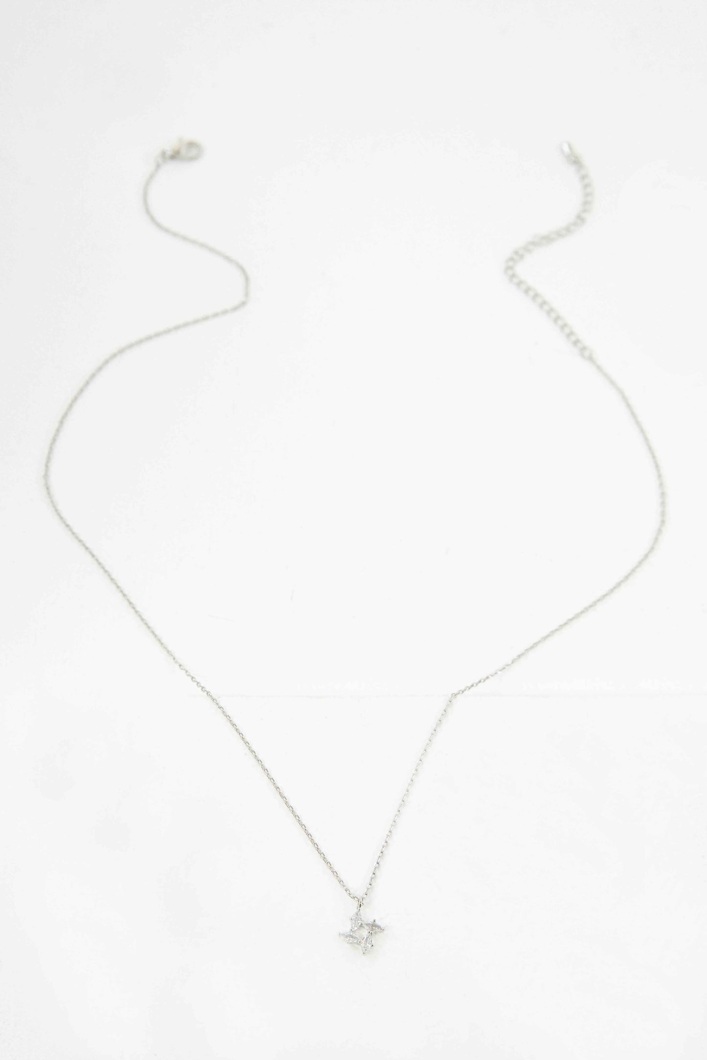 Windmill Charm Necklace | Silver