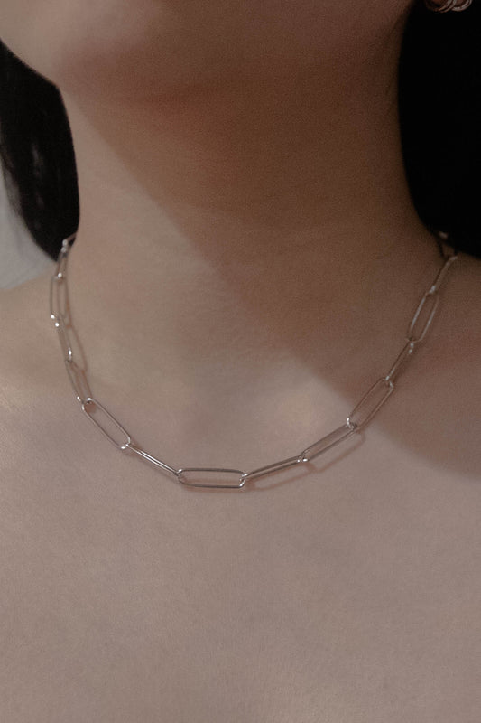 Perfect Link Necklace | Silver