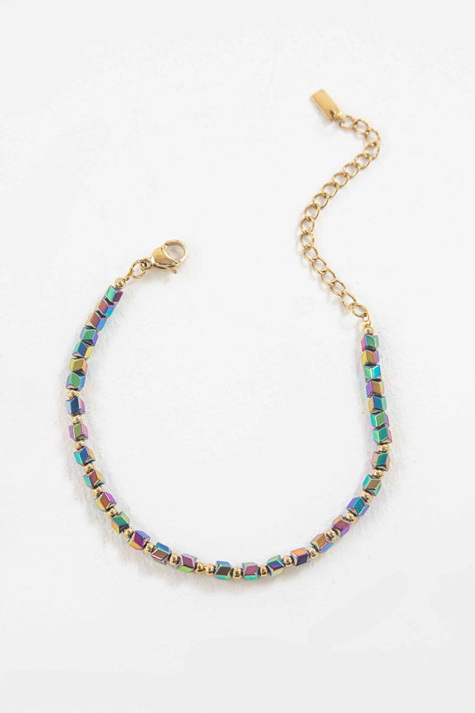 Metallic Bead Bracelet
