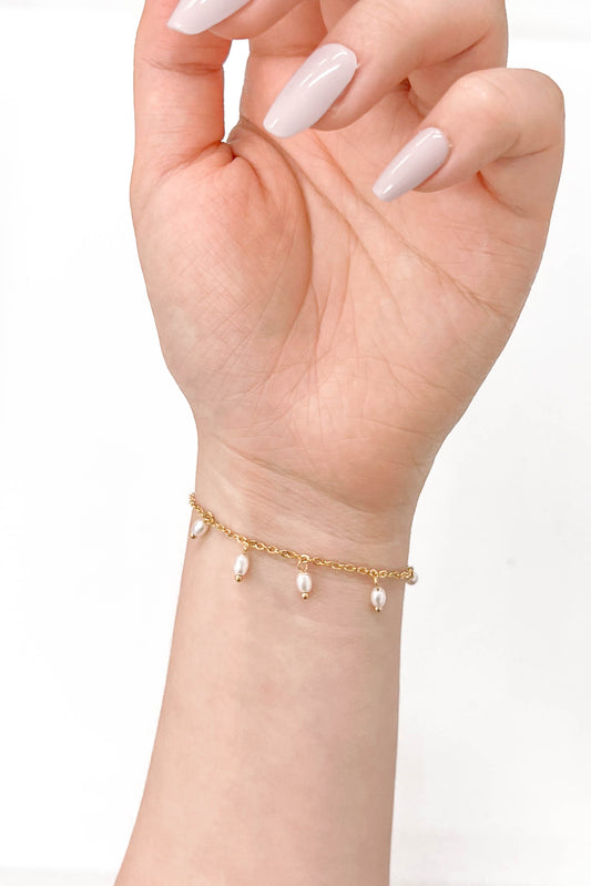 Pilgrimage Pearl Charm Bracelet