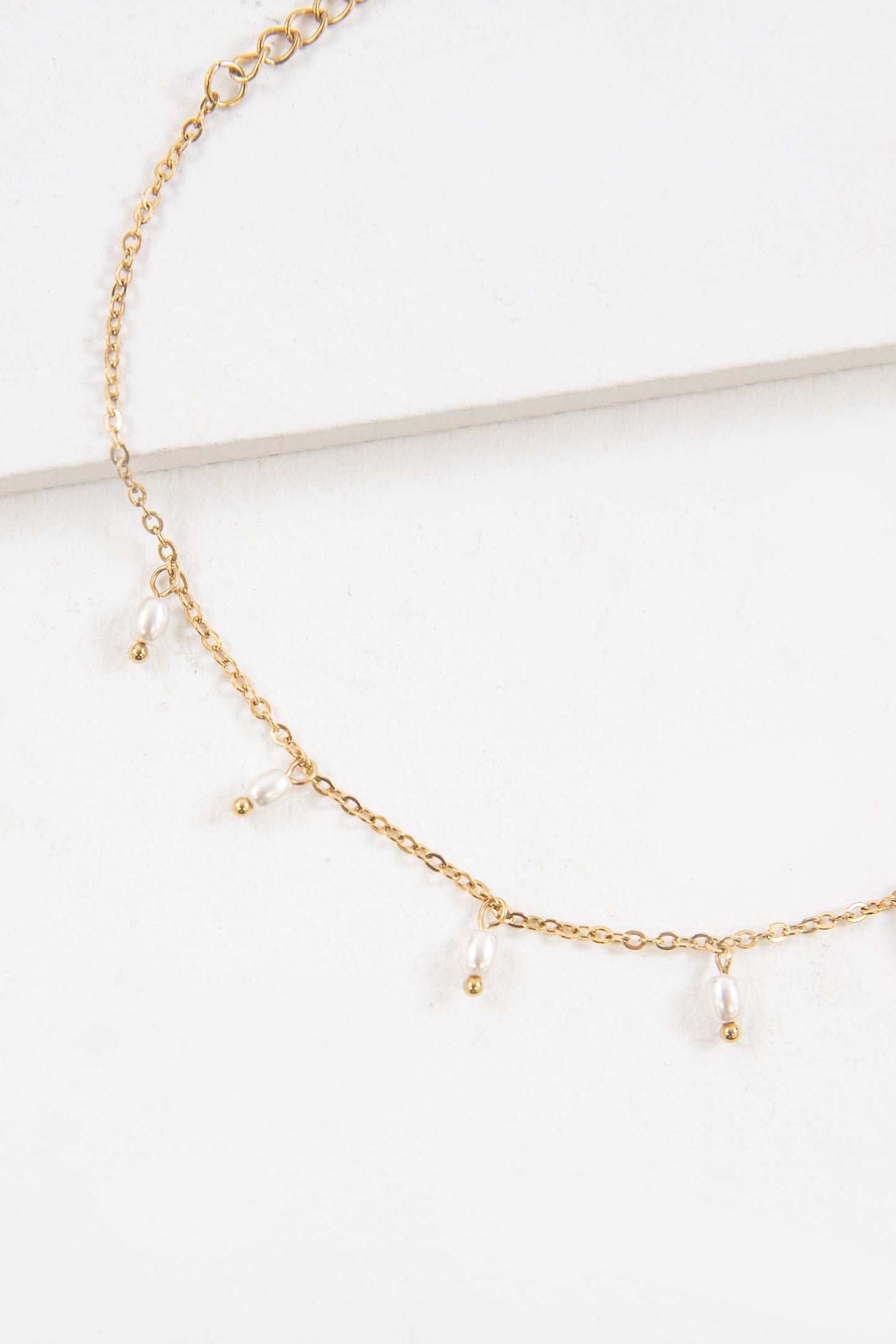 Pilgrimage Pearl Charm Anklet