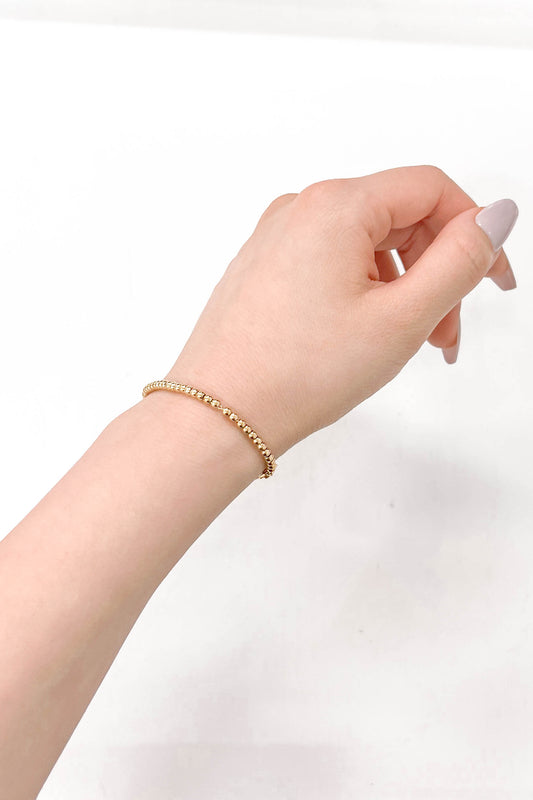 Micro Beaded Bracelet | Gold