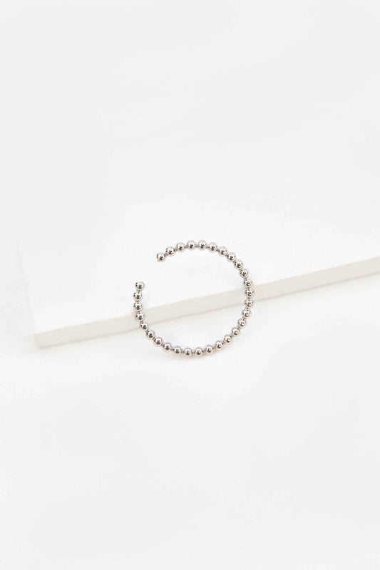 Dots Adjustable Ring | Silver