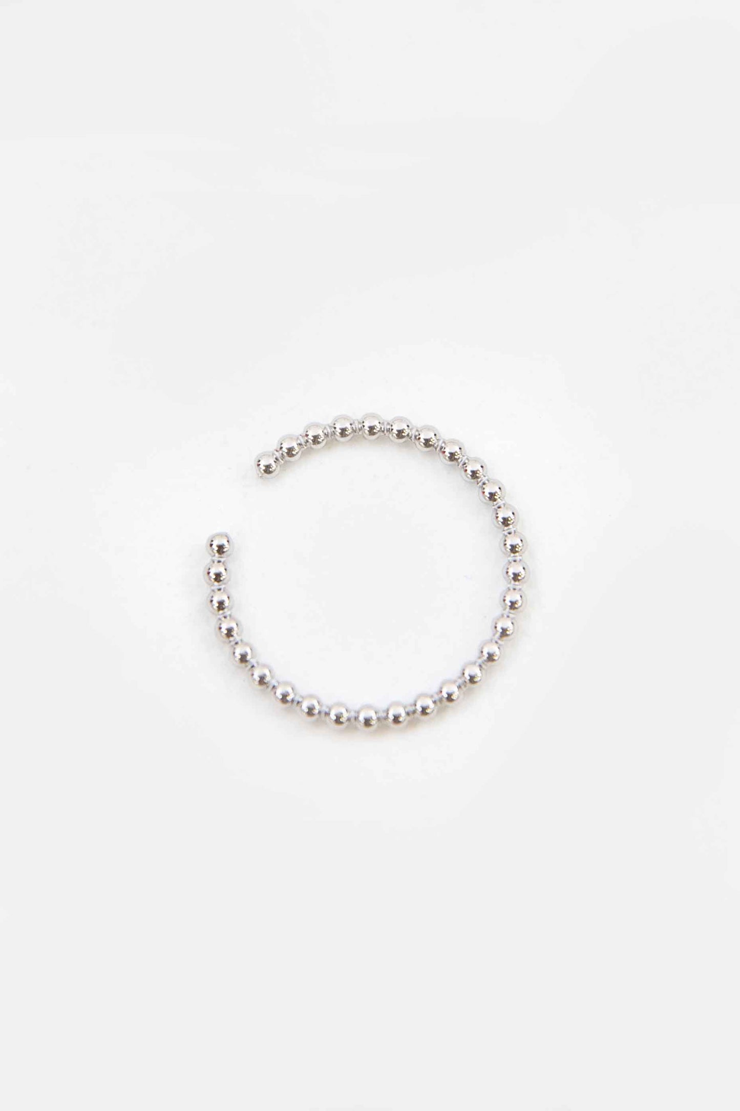 Dots Adjustable Ring | Silver