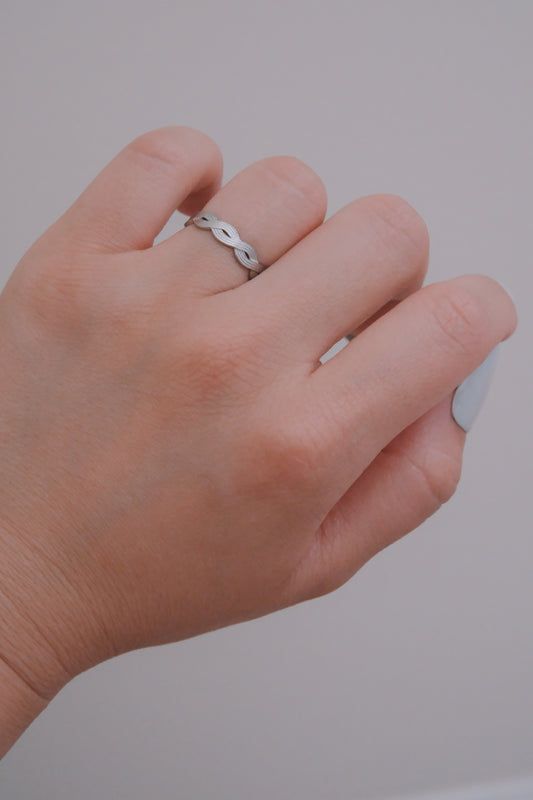 Evermore Adjustable Ring | Silver