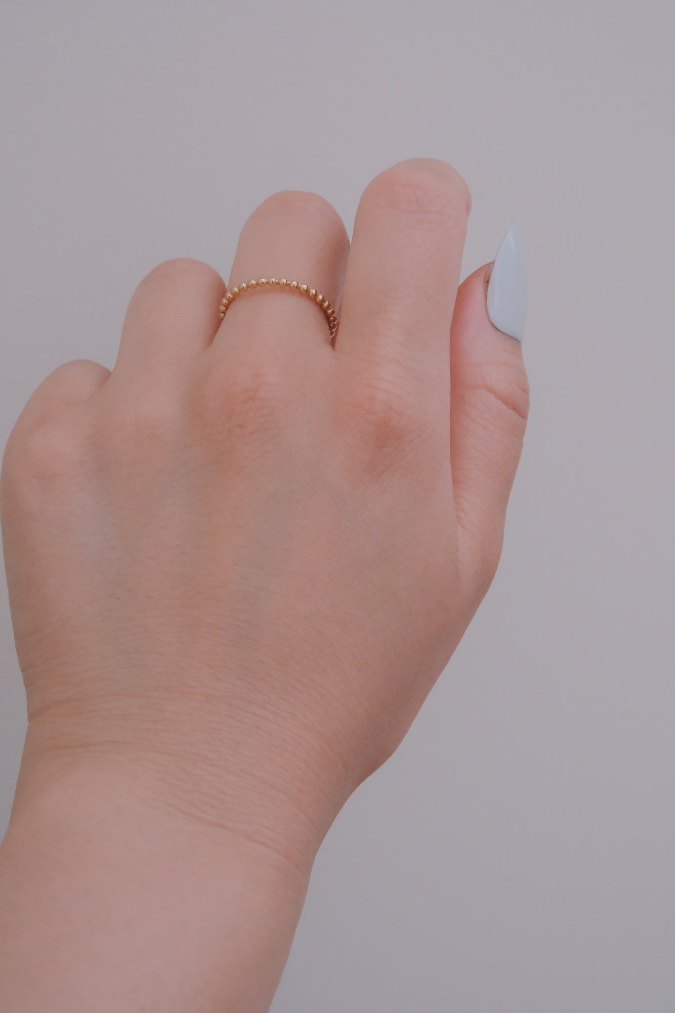 Dots Adjustable Ring | Gold