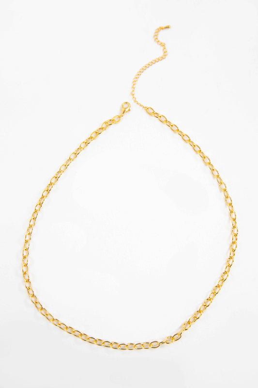 Base Chain Necklace | Gold