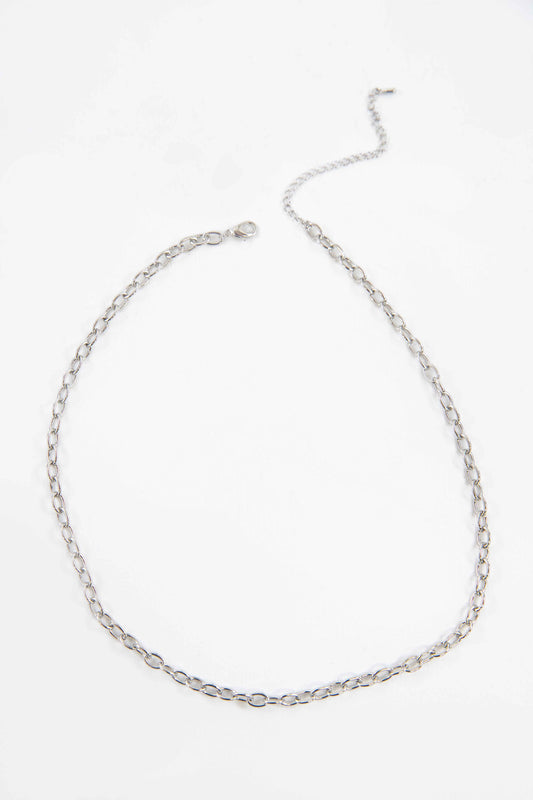 Base Chain Necklace | Silver