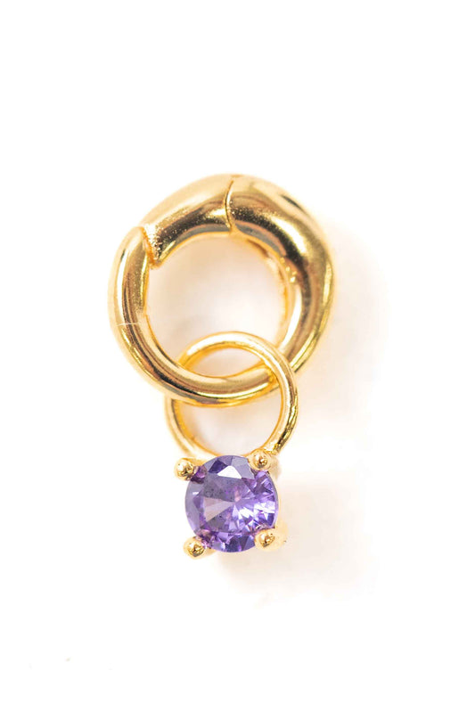 Birthstone Charm | February | Amethyst