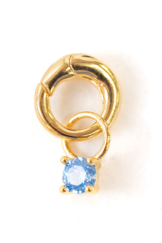 Birthstone Charm | March | Aquamarine