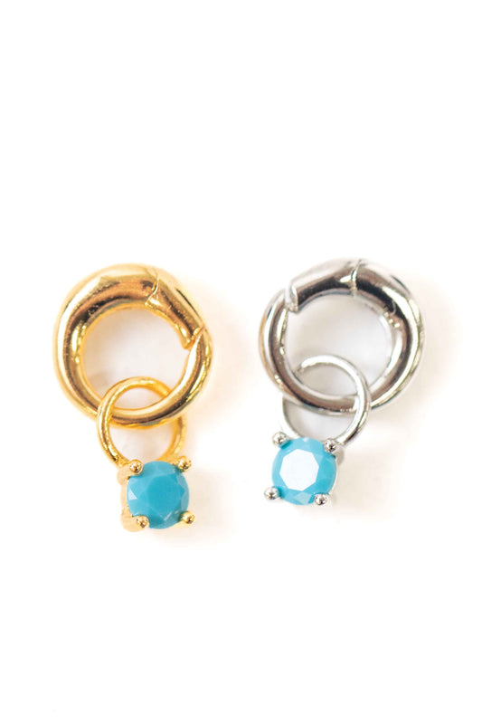 Birthstone Charm | December | Turquoise