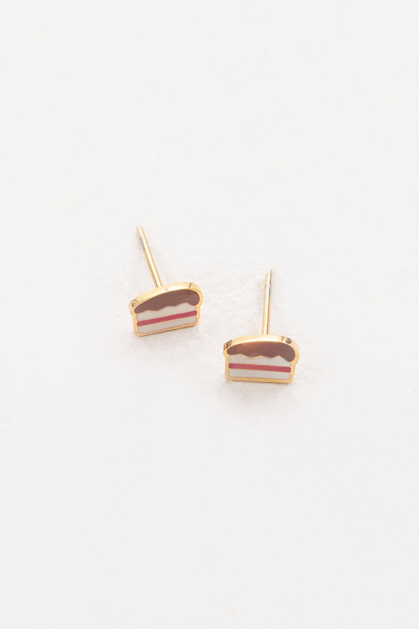 Cake Slice Stud Earrings