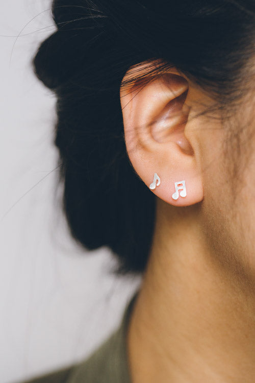 Musical Note Earrings