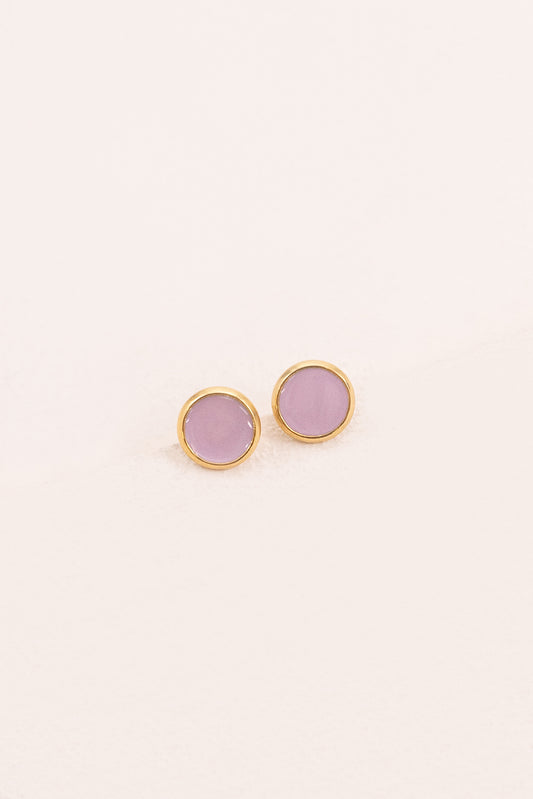 10mm Palette Earrings (14K Gold)