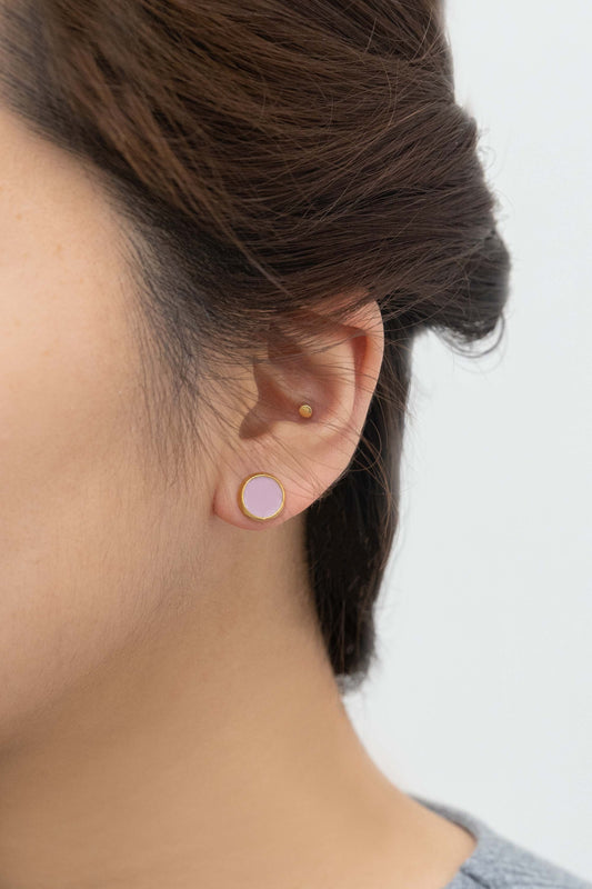 10mm Palette Earrings (14K Gold)