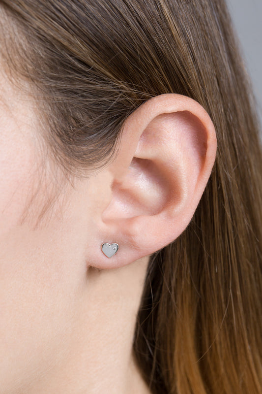 Hearts Desire Stud Earrings (sterl.)