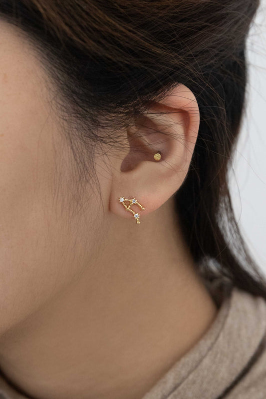 Libra Zodiac Earrings