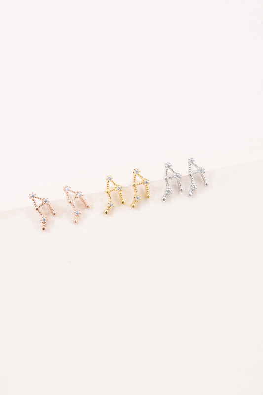 Libra Zodiac Earrings