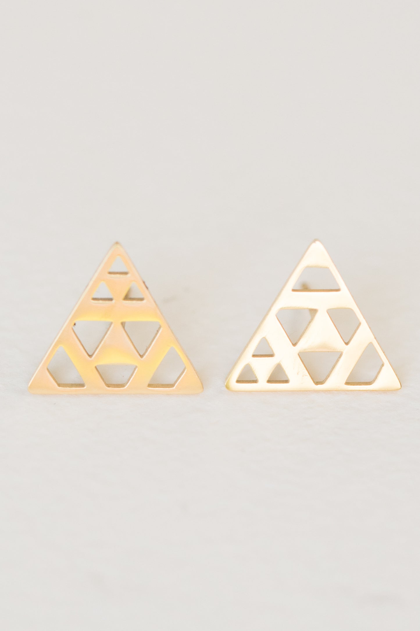 Aesop Triangle Earrings | Gold (14K)