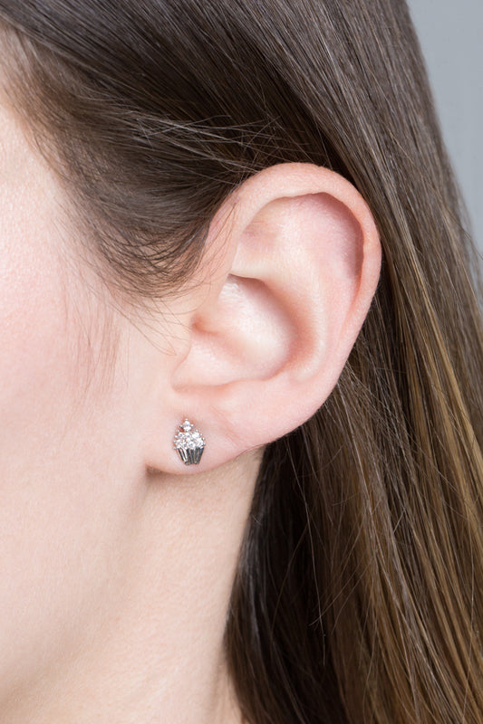 Little Cupcake Earrings (sterl.)