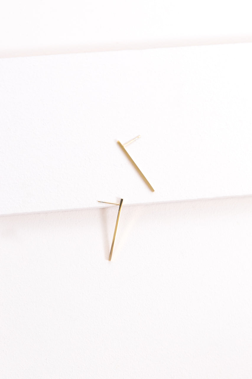 Boss Status Bar Earrings (14K)