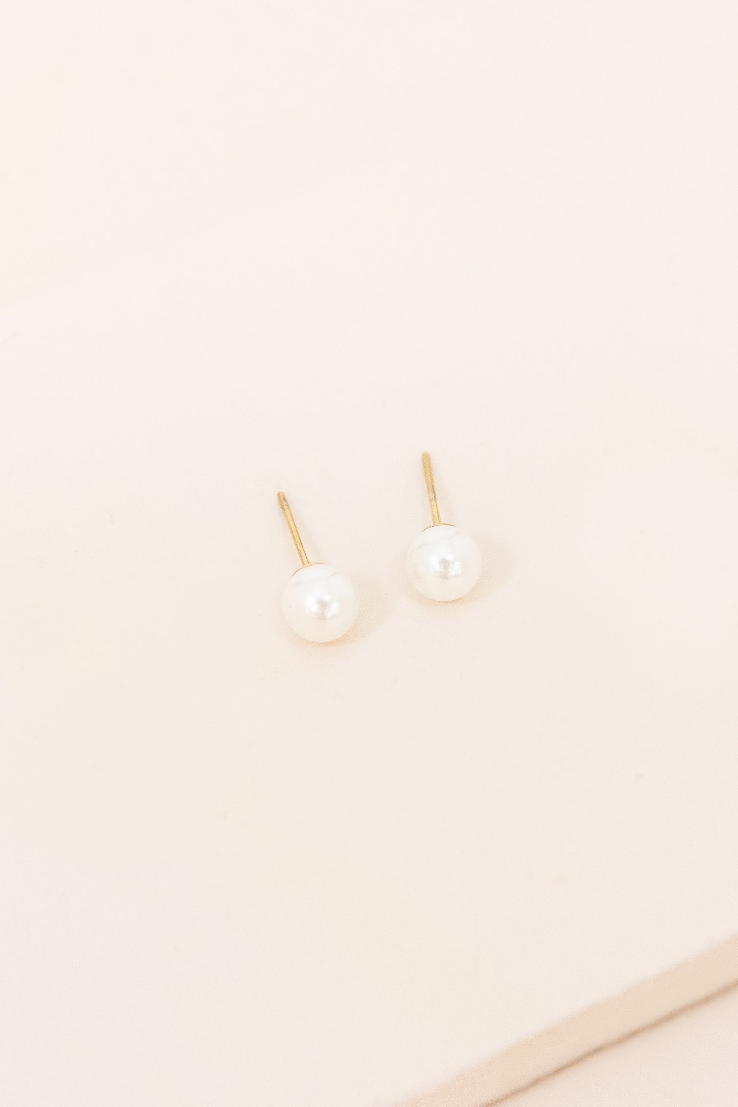 Flawless Pearl Stud Earrings | Small (14K)