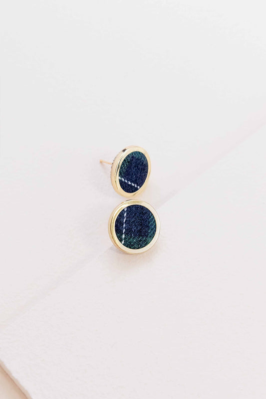 Old School Earrings (14K) | Plaid