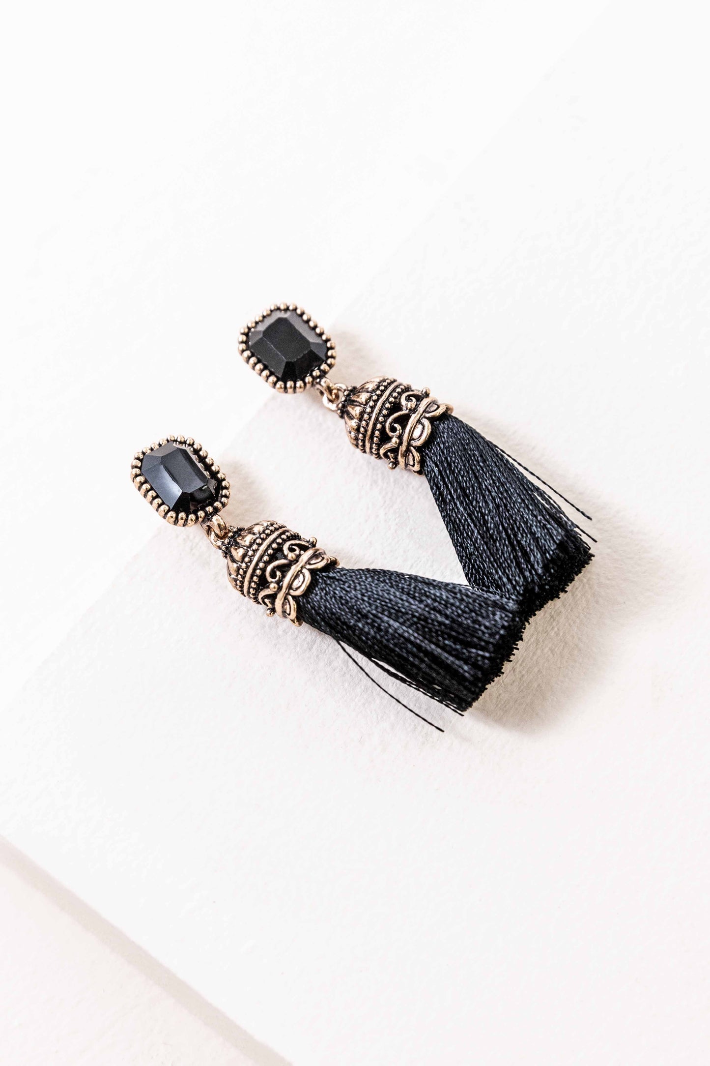 Aubade Black Drop Earrings