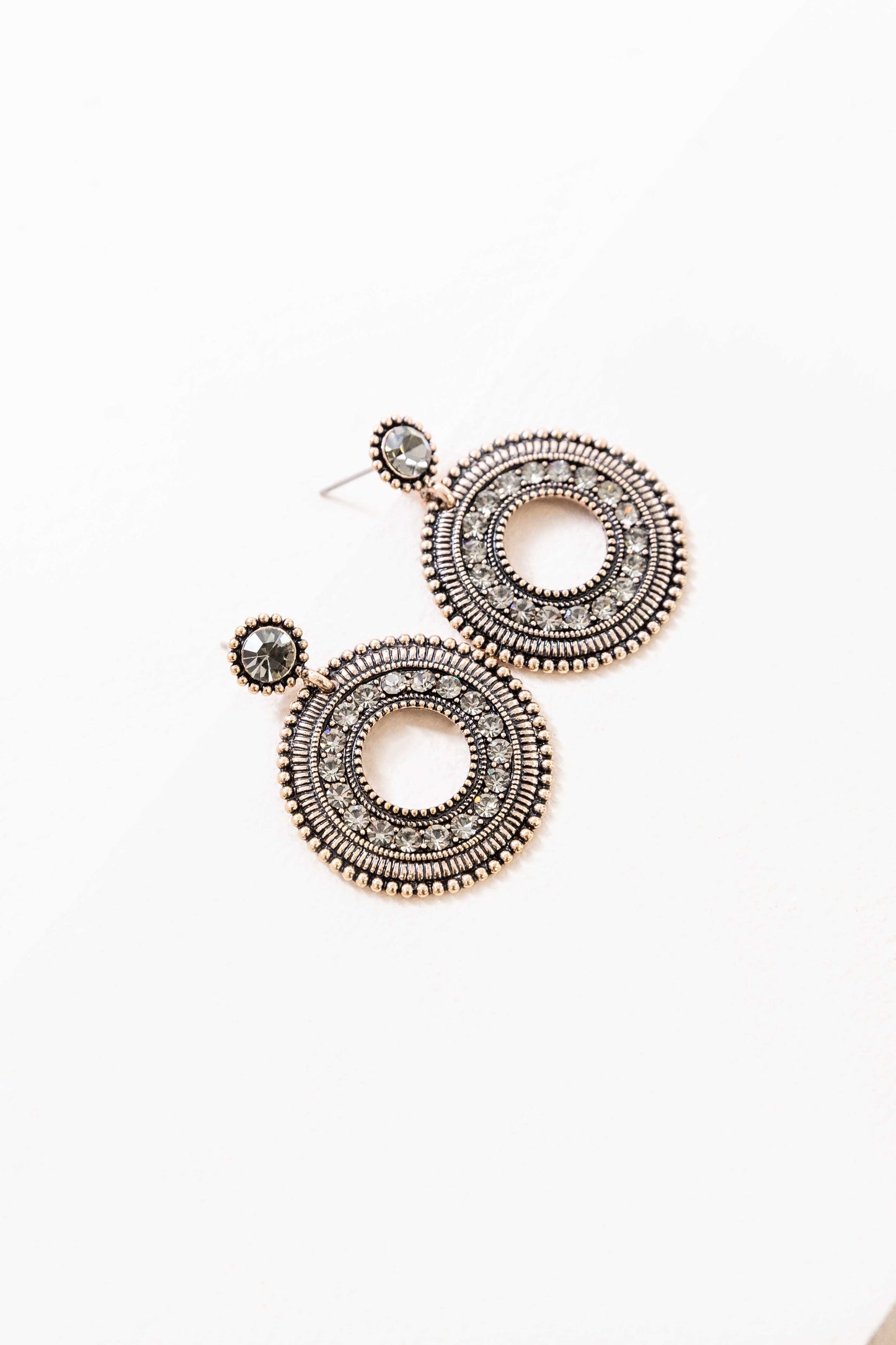 Chariot Stud Drop Earrings
