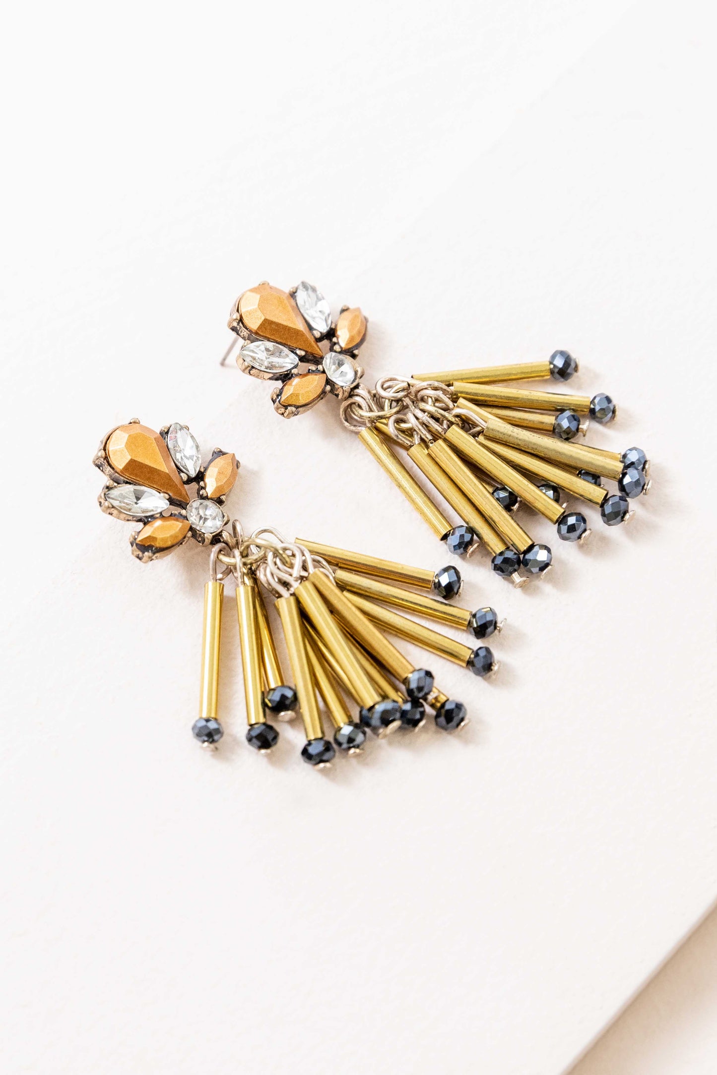 Golden Chime Drop Earrings