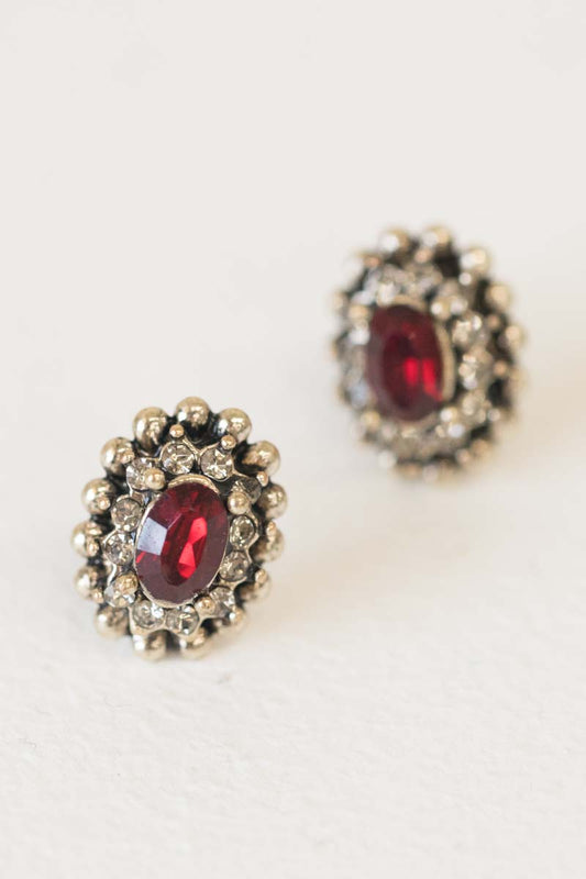 Adela Earrings | Ruby
