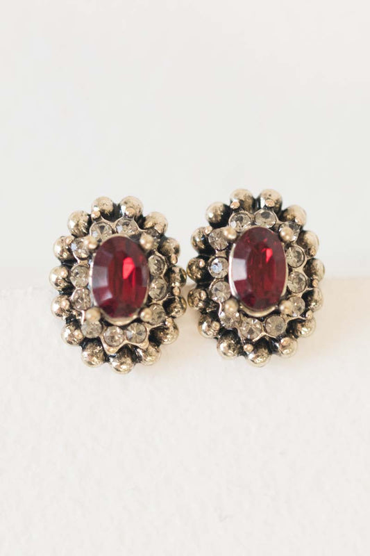 Adela Earrings | Ruby