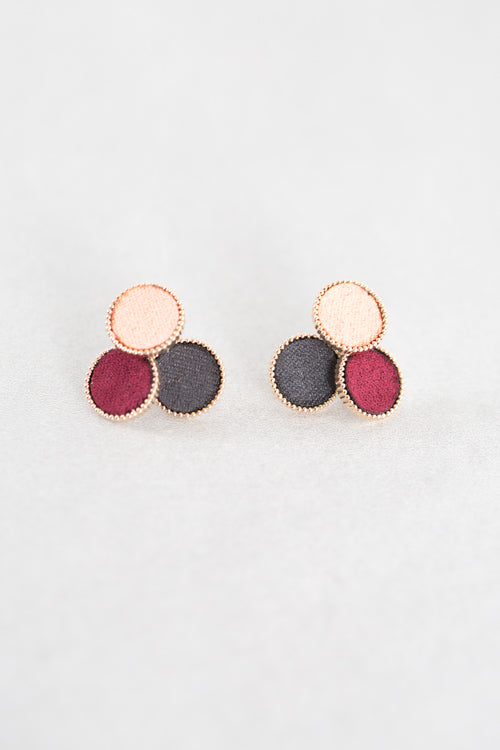 Velveteen Layered Earrings | Juliet