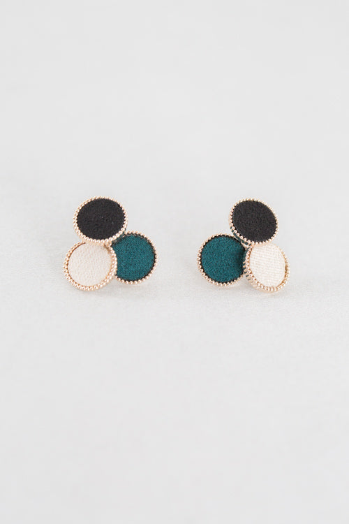 Velveteen Layered Earrings | Admiral