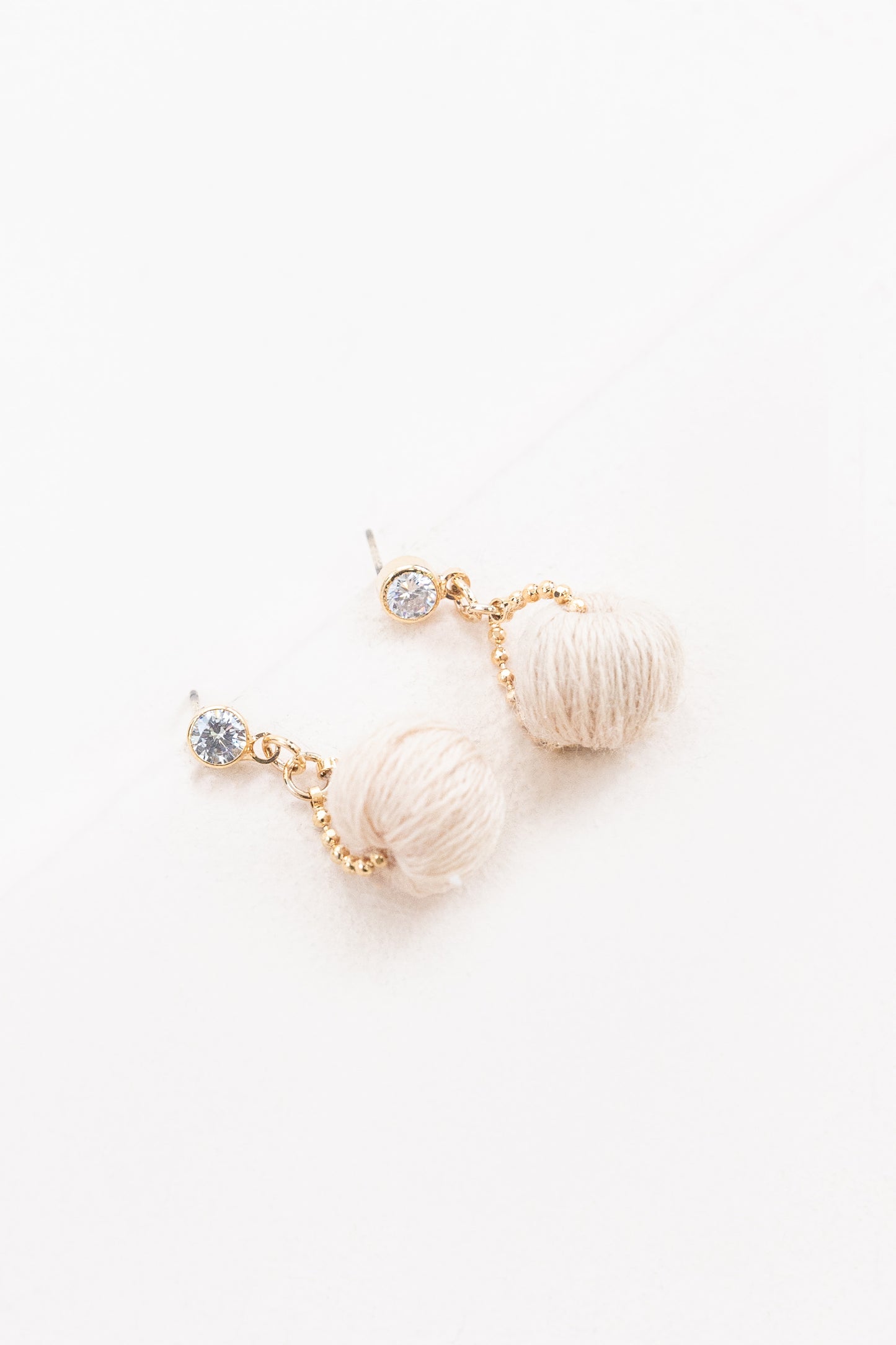 Fiesta Drop Earrings | Beige