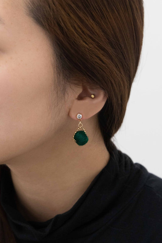 Fiesta Drop Earrings | Green