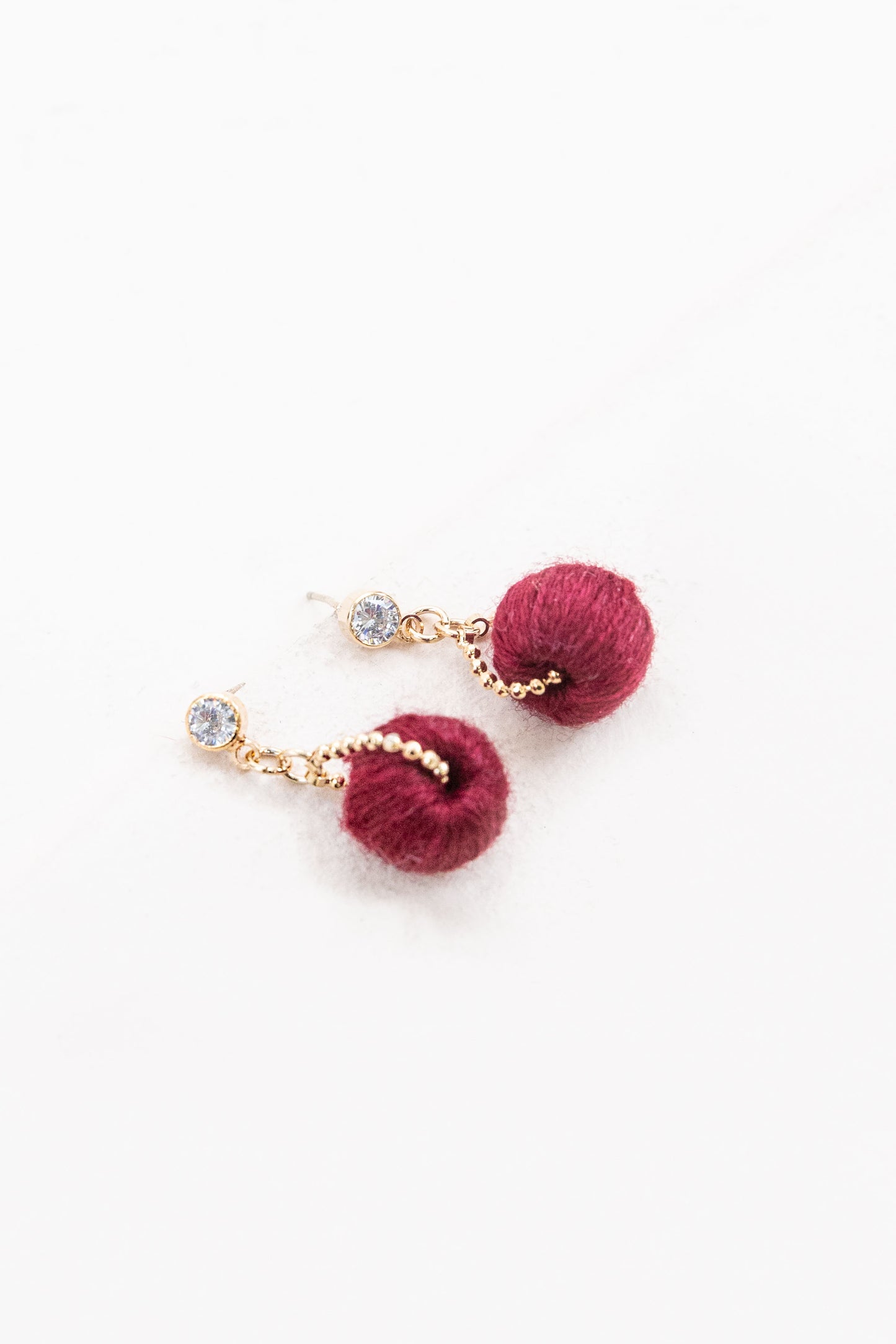 Fiesta Drop Earrings | Maroon