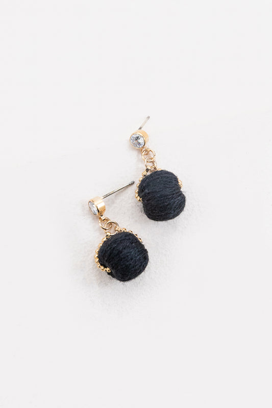 Fiesta Drop Earrings | Black